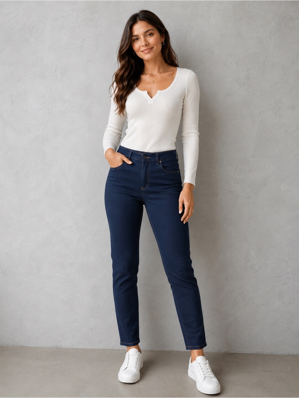 Michael Kors Dark Navy Skinny Jeans for Women